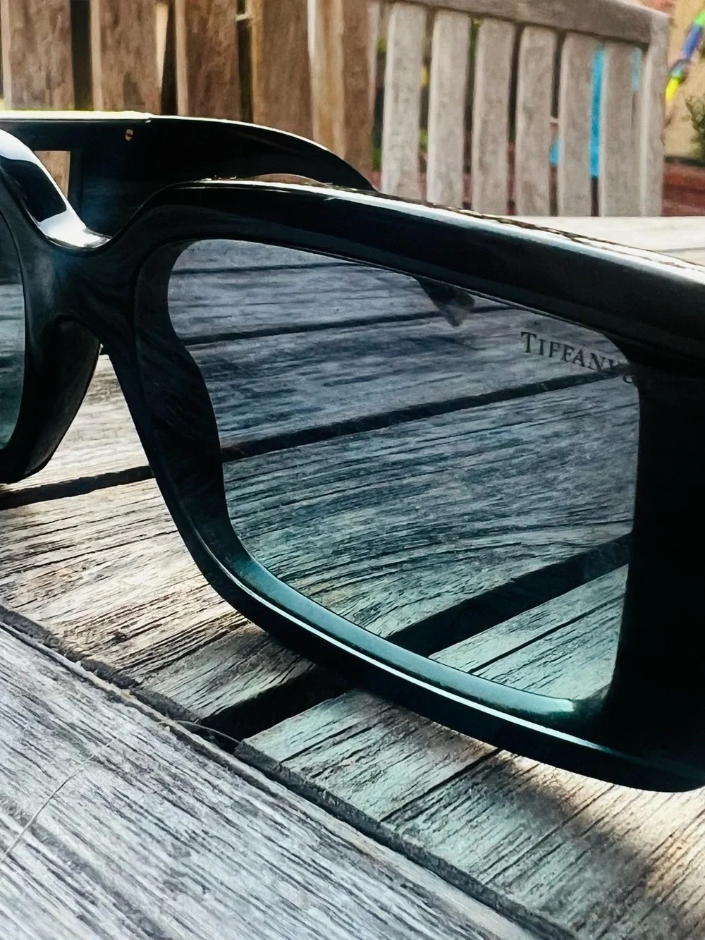 Retro Tiffany & Co perfect lenses Sunglasses with Gold Geometric Accent
